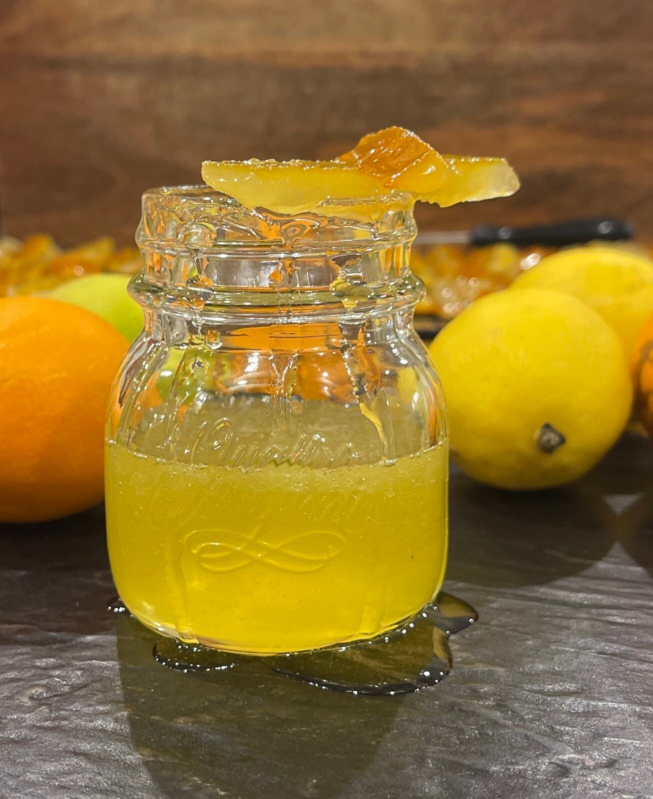 écorces Confites D Agrumes Orange Citron Pamplemousse