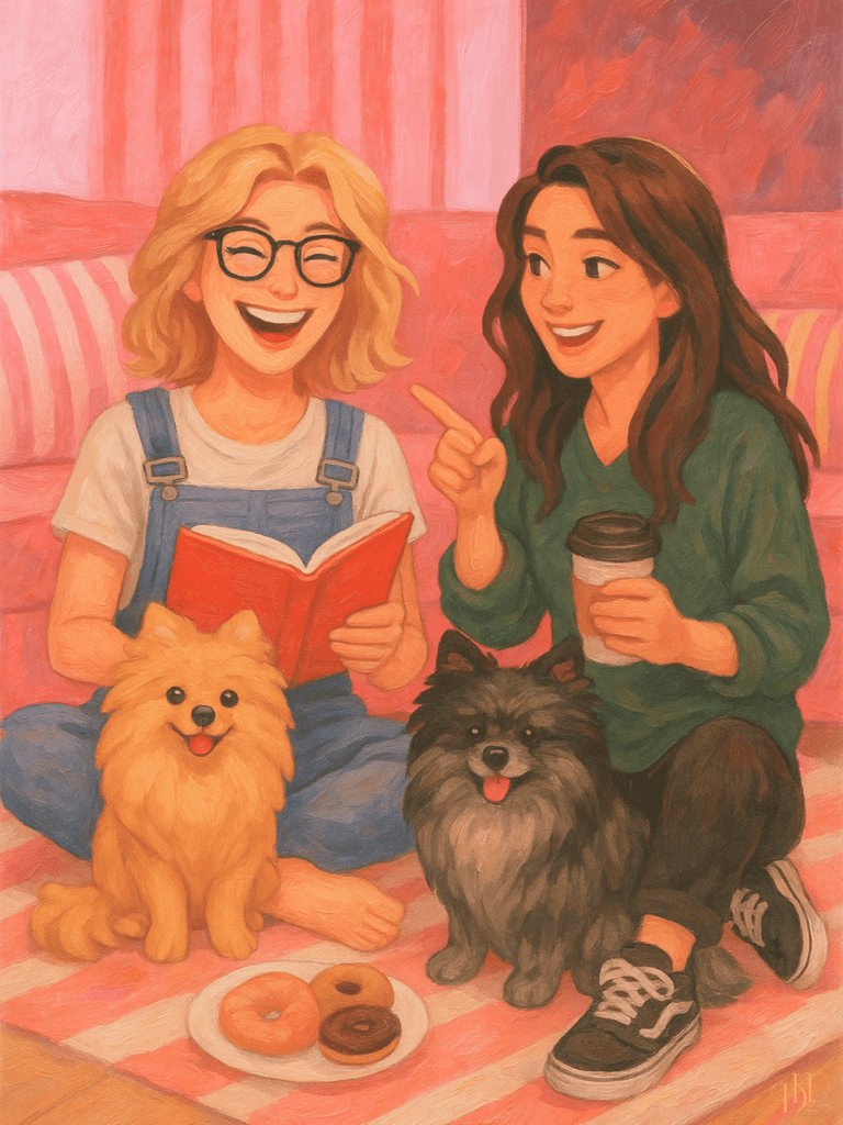 ju lili doggies illustration a propos deliciouslyhome 1 Nous sommes Ju. & Lili., un duo de sœurs animées par la même passion, ici pour célébrer avec vous tout ce qui rend la vie plus douce sur www.deliciouslyhome.com .