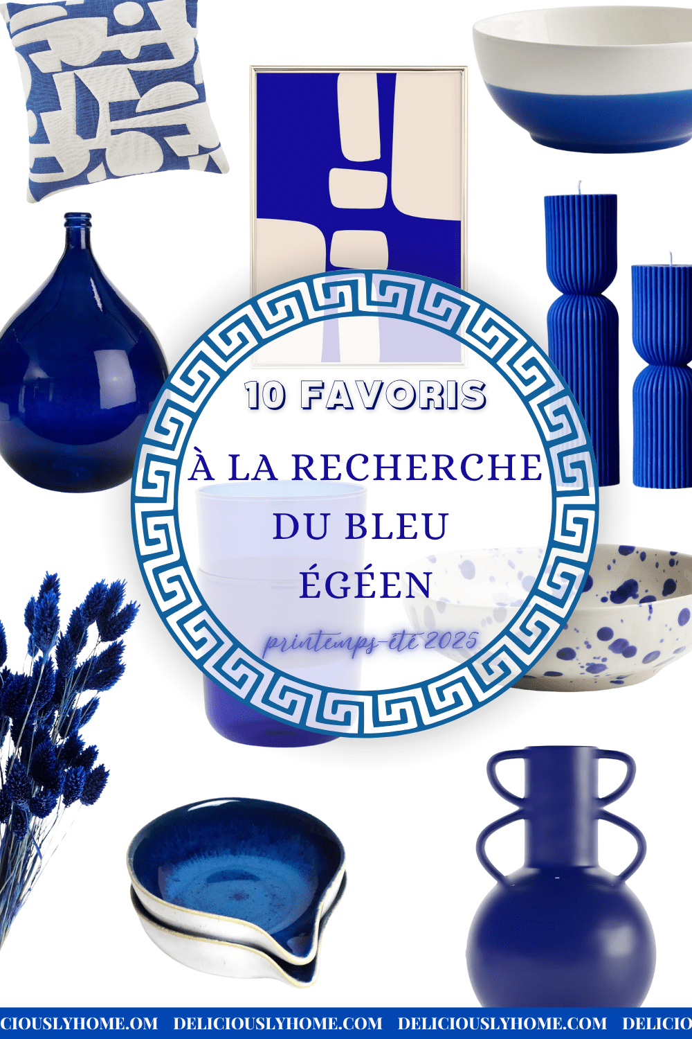 DESIGN - Jean cargo à enfiler - Bleu moyen