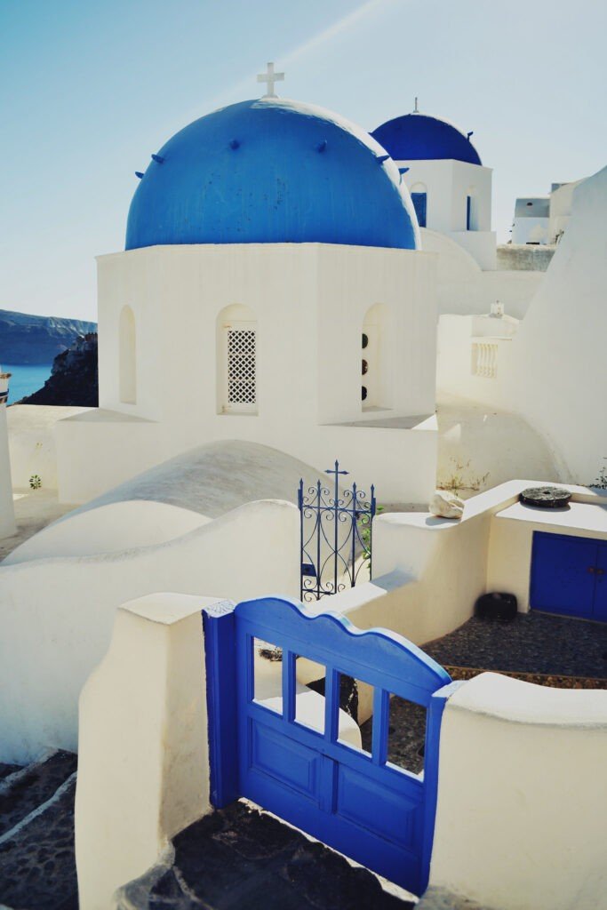 bleu grec mediterraneen decoration deliciouslyhome dome santorin bleu grec mediterraneen decoration deliciouslyhome dome santorin - Deliciously Home