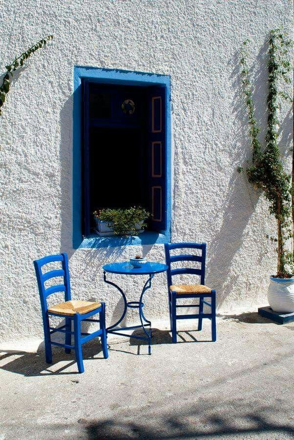 bleu grec mediterraneen decoration deliciouslyhome bleu grec mediterraneen decoration deliciouslyhome - Deliciously Home