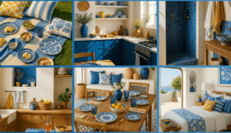 Inspiration déco autour du bleu Égéen pour recréer l’atmosphère méditerranéenne chez soi. Découvrez l’article complet sur deliciouslyhome.com.