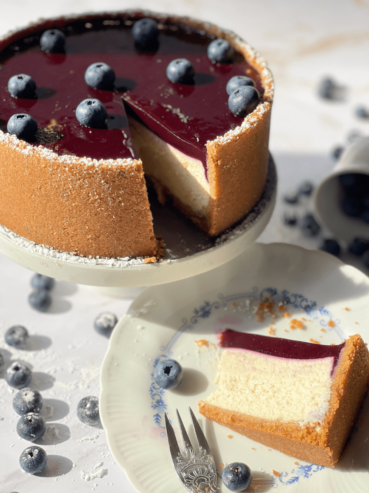 cheesecake myrtilles deliciouslyhome article3 - Deliciously Home