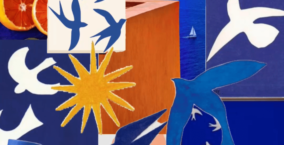 homepage inspiration matisse bleu collage deliciouslyhome - Deliciously Home