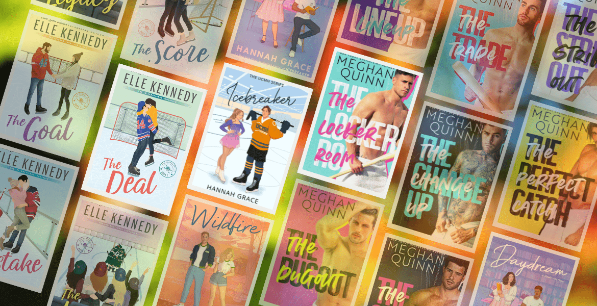 Sélection du Book Club Deliciously Home de septembre : trois séries de romances sportives universitaires pour retrouver l’ambiance de campus, l’esprit de bande et la complicité d’amitiés de cœur à binge-lire.