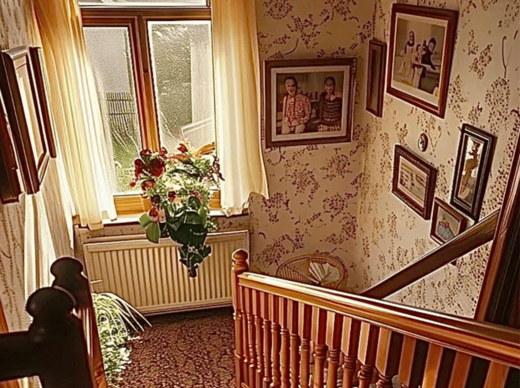 nineties home decor staircase wall gallery nineties home decor staircase wall gallery - Deliciously Home