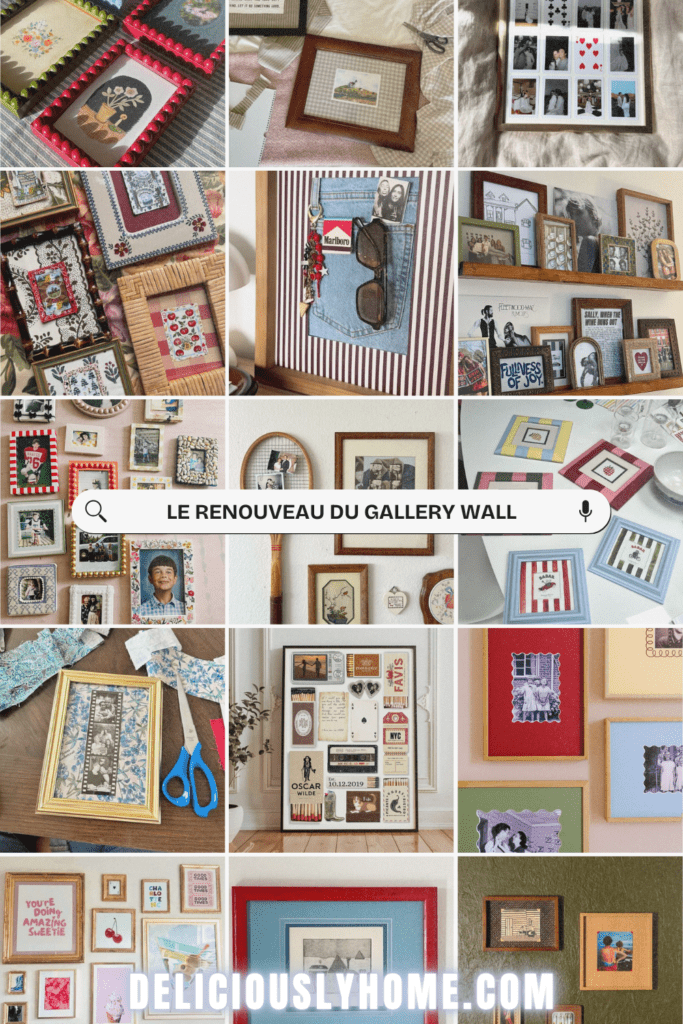 wall gallery frames DIY deliciouslyhome pin1 wall gallery frames DIY deliciouslyhome pin1 - Deliciously Home