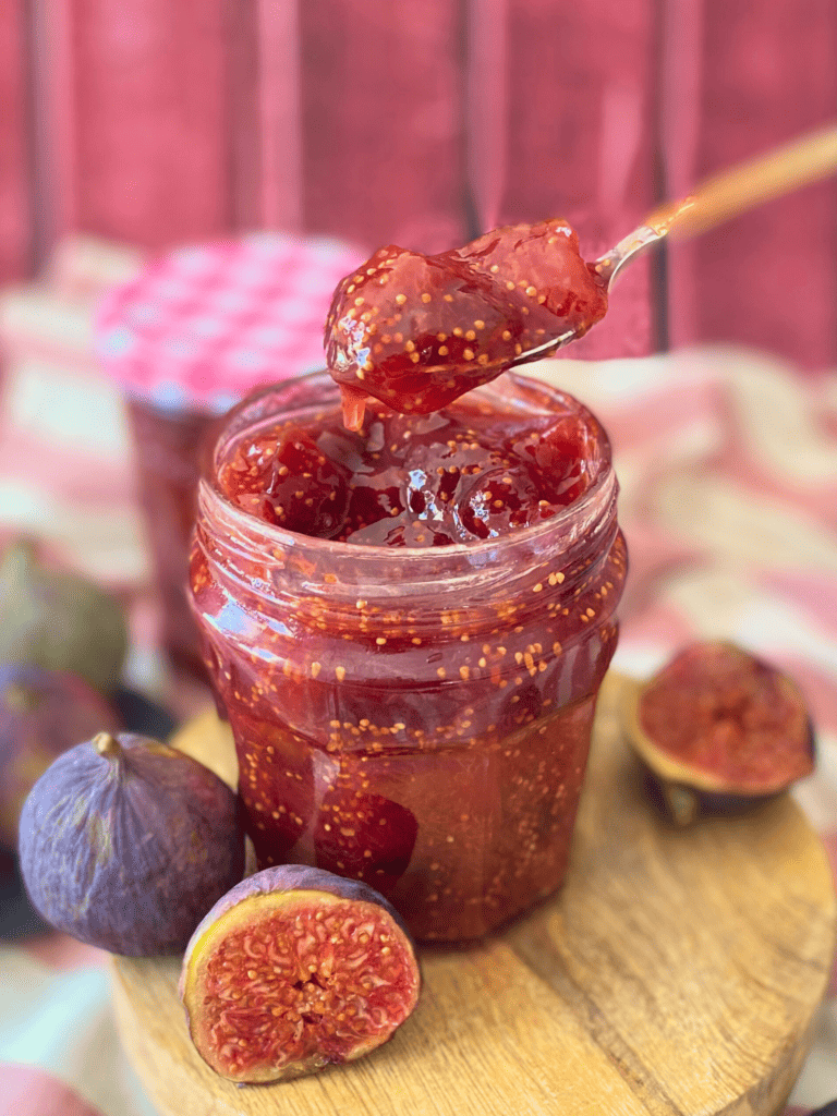 confiture figue sureau deliciouslyhome article3 Cuillère de confiture figue-sureau bien gourmande – la recette est sur www.deliciouslyhome.com