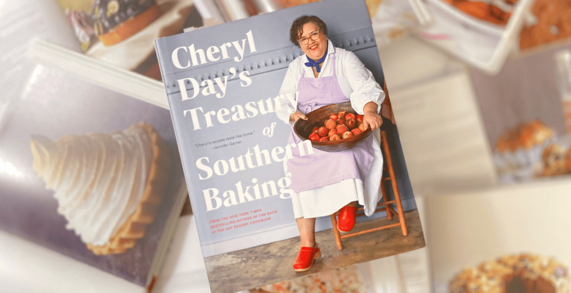 Notre lecture du mois pour le challenge "Cook That Book" de Deliciously Home : Cheryl's Day Treasury of Southern Baking".