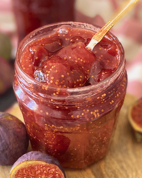 Confiture figue-sureau maison, aux couleurs de l’automne – recette à tester sur www.deliciouslyhome.com