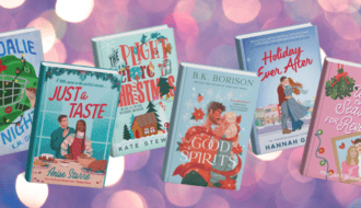 6 romances hivernales, festives et lumineuses sélectionnées par Deliciously Home pour accompagner la fin d’année avec chaleur et douceur. Visuel regroupant les six romans de la sélection “Romances de fin d’année sous les lumières de Noël” du blog Deliciously Home.