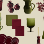 Vert olive & bordeaux : une palette automnale profonde et intime