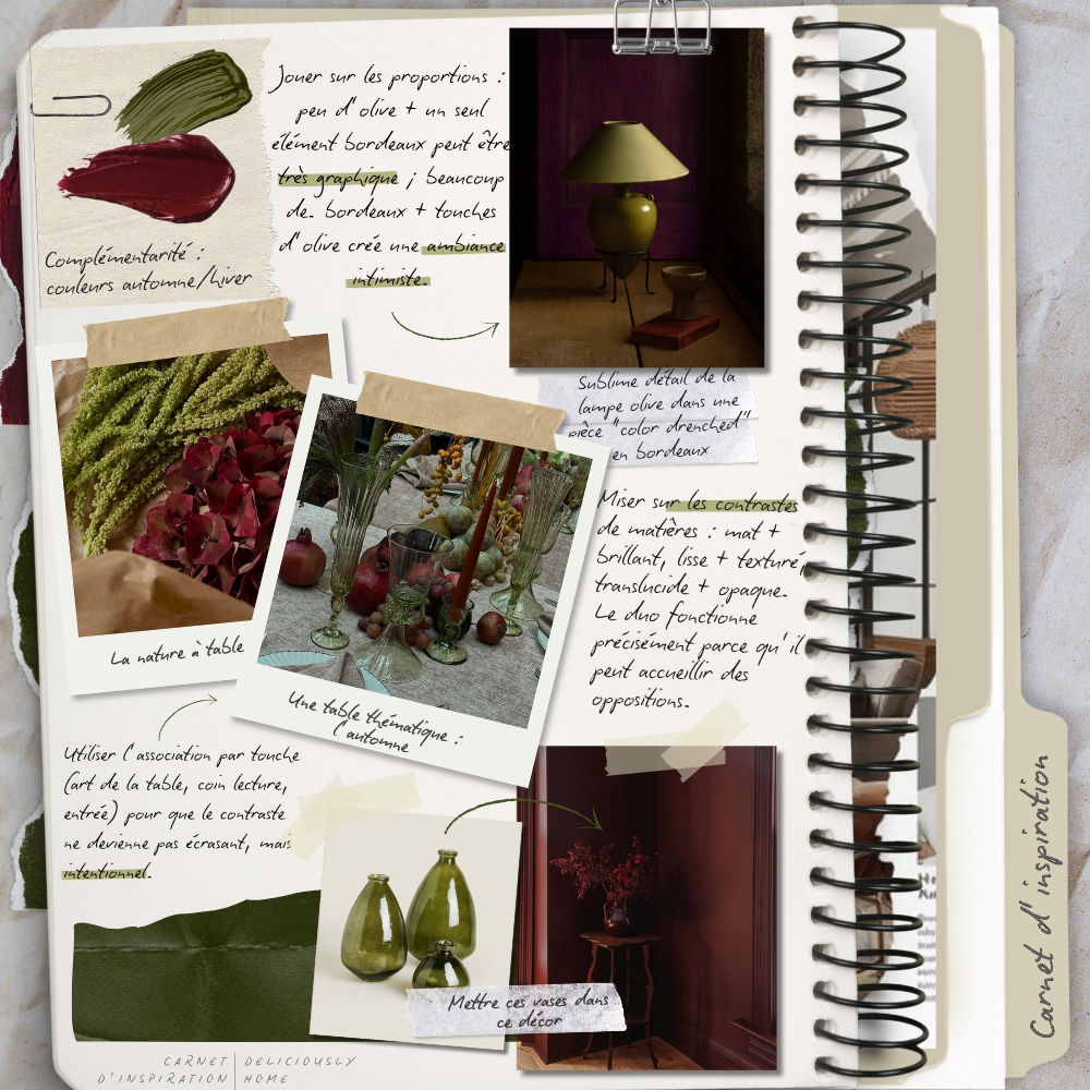 carnet inspiration vert olive bordeaux deliciouslyholme 2 carnet inspiration vert olive bordeaux deliciouslyholme 2 - Deliciously Home