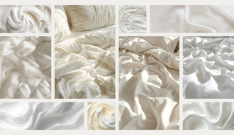 Marshmallow World : textures blanches, douceur et esthétique du lit refuge. Inspiration complète à lire sur Deliciously Home.