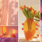 12 Vases roses et orange pour ajouter de la couleur chez soi au printemps