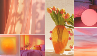 homepage idee deco rose orange deliciouslyhome - Deliciously Home