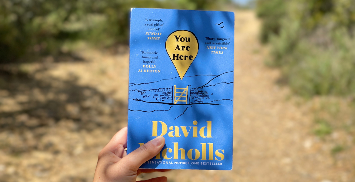 Livre You Are Here de David Nicholls, lecture en randonnée avec Deliciously Home