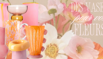 Sélections de vases roses et orange pour une décoration printanière