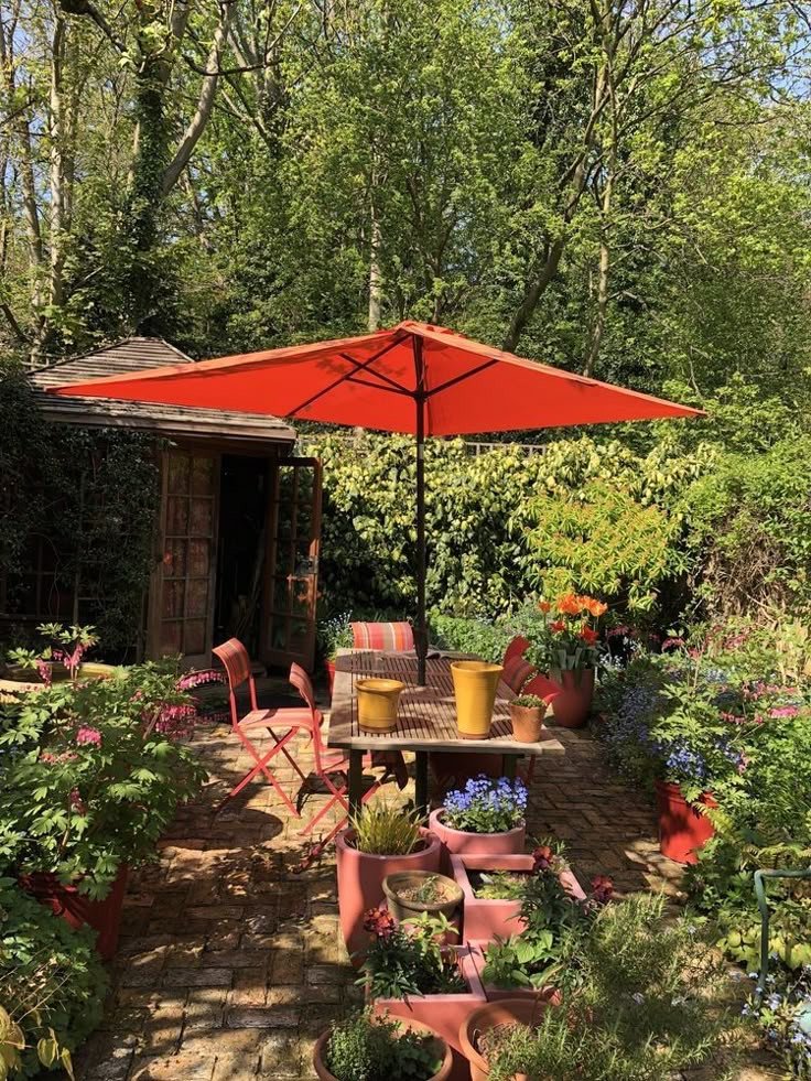 amenagement coin repas jardin ete - Deliciously Home