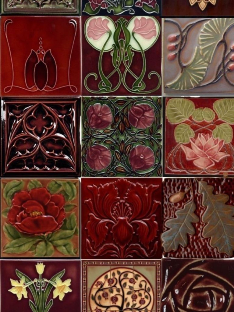 carreaux motifs floraux decoration automne - Deliciously Home