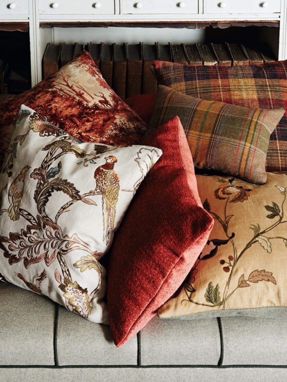 coussins matieres motifs automne - Deliciously Home
