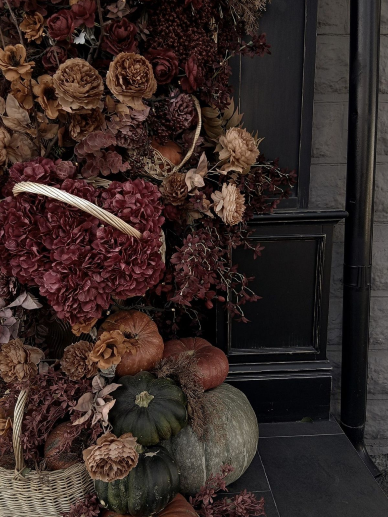 decoration florale automnale - Deliciously Home