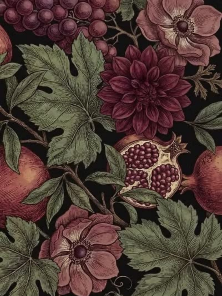 motifs botaniques decoration automne 2 - Deliciously Home