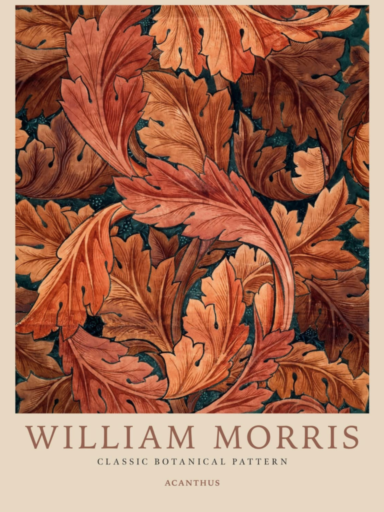 motifs william morris decoration automne - Deliciously Home